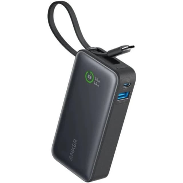 Detalle de Anker Nano Power Bank 30W 10.000 mAh con cable USB-C