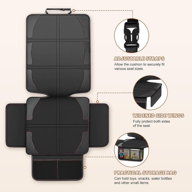 Thumbnail 6 de NWOUIIAY Autositzauflage 15 cm Schutz