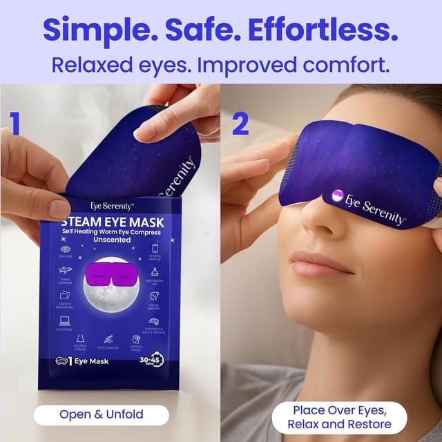 Thumbnail 4 de Self Heating Warm Compress Steam Eye Mask 15-pack