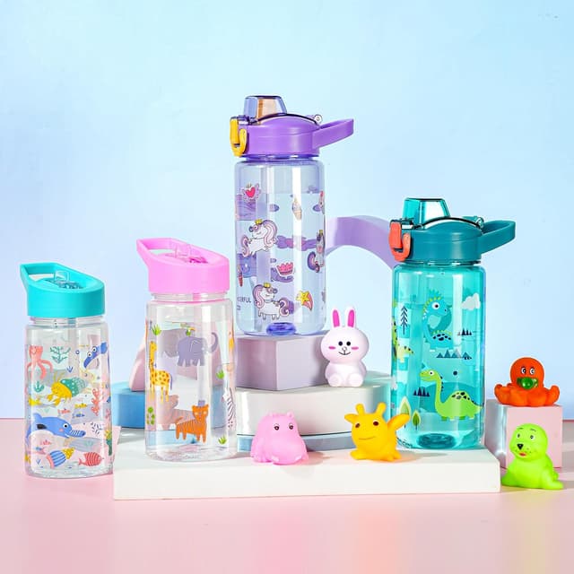 Thumbnail 5 de flintronic Botella Agua Unicornio Morado 600ml 🌈