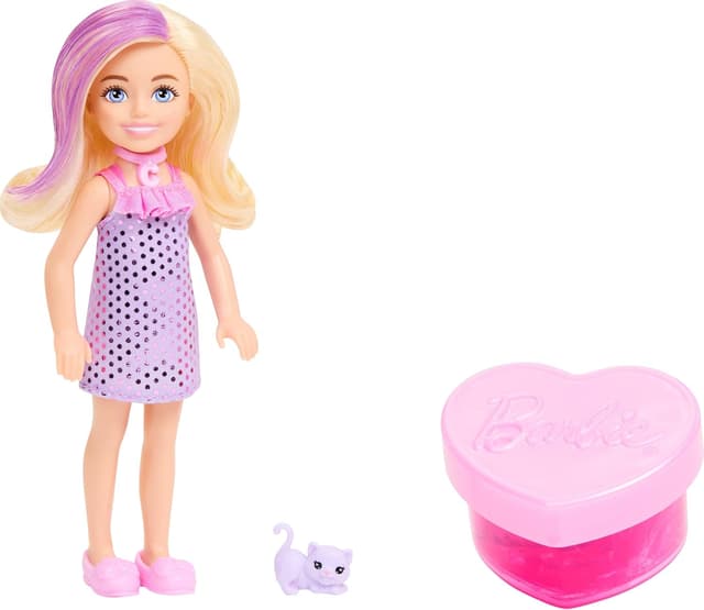 Thumbnail 1 de Barbie Party Unboxed Chelsea-Puppen Glam