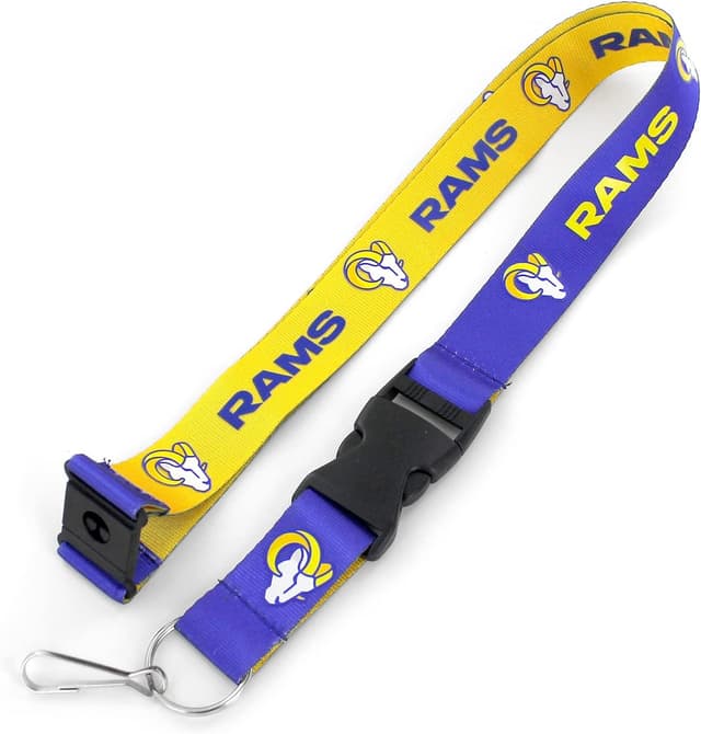 Detalle de Aminco NFL Reversible Team Lanyard with Breakaway Tab & Quick-Release Buckle