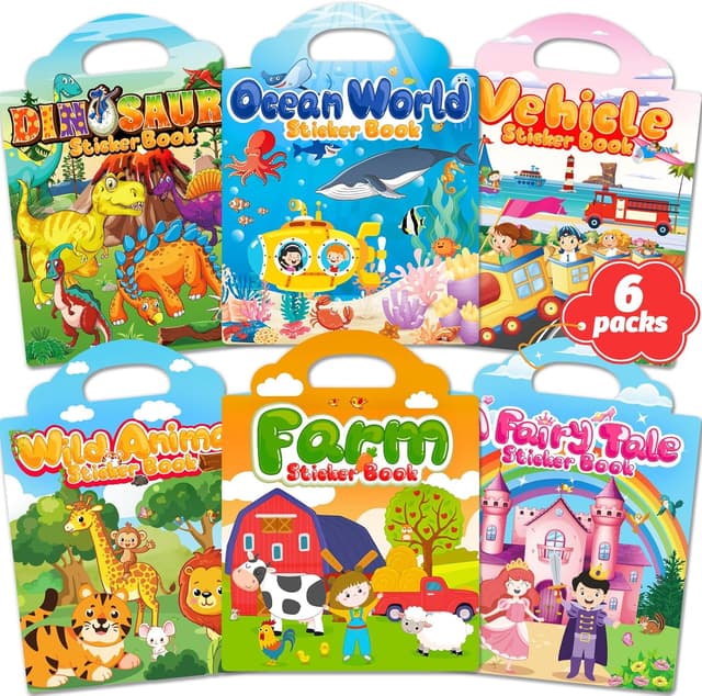 Imagen de Walenced Reusable Sticker Book for Toddlers 🎨 en OfertitasTOP