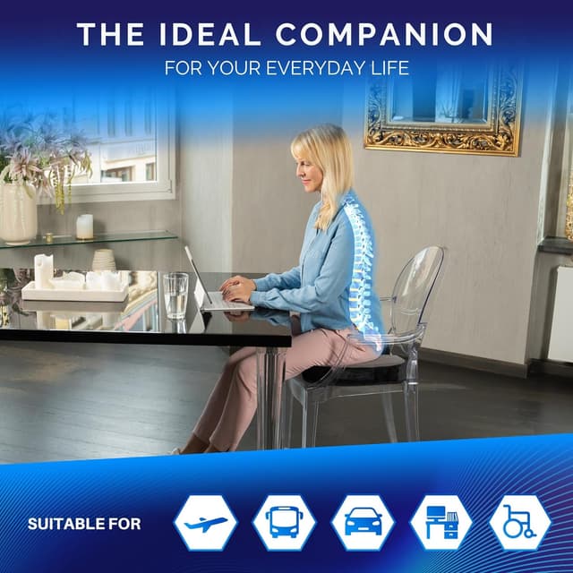 Thumbnail 2 de Healthfix® Orthopädisches Sitzkissen 85-135 KG