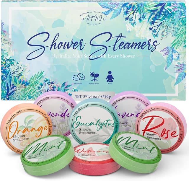 Detalle de Shower Steamers Aromatherapy 8 Pack 8-count
