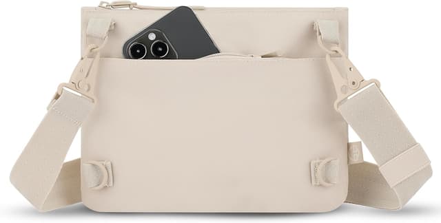 Detalle 2 de Johnny Urban Marsupio petto uomo e donna Avery 2-in-1: borsello e marsupio tattico idrorepellente