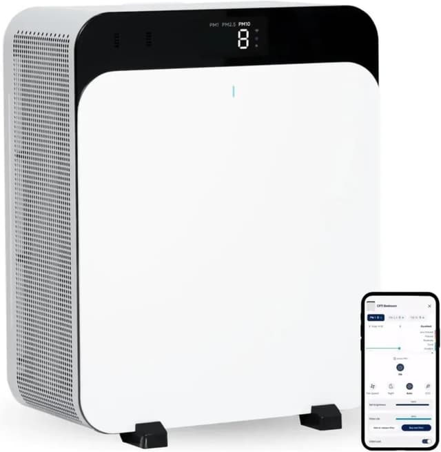 Detalle de Blueair Classic Pro CP7i : purificateur d’air Premium pour pièces jusqu’à 131 m²
