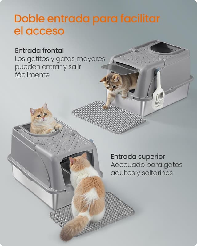 Thumbnail 4 de Feandrea PPT005G01 arenero XL 61x41x36,5 cm 🐾