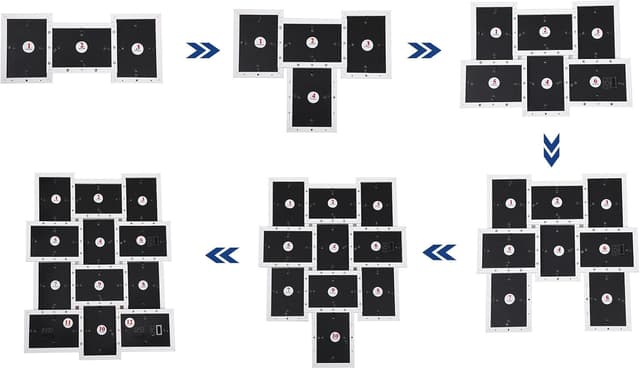 Thumbnail 6 de SONGMICS RPF112W cadre 12 photos 10x15 cm