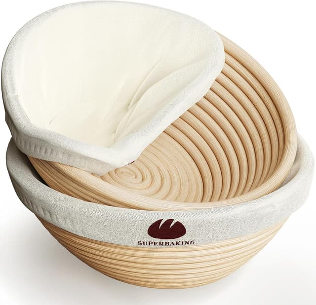 Imagen de Superbaking Banneton 9" Proofing Basket 🥖 en OfertitasTOP