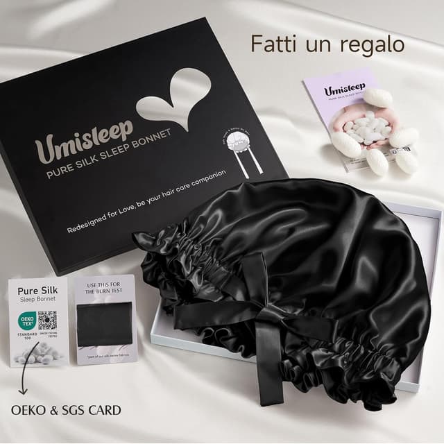 Thumbnail 6 de Umisleep 22 Momme seta per capelli ricci