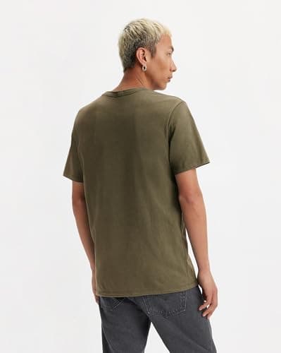 Detalle 2 de Camiseta Levi's Ss Original Housemark Tee en Olive Night (para hombre) talla XL