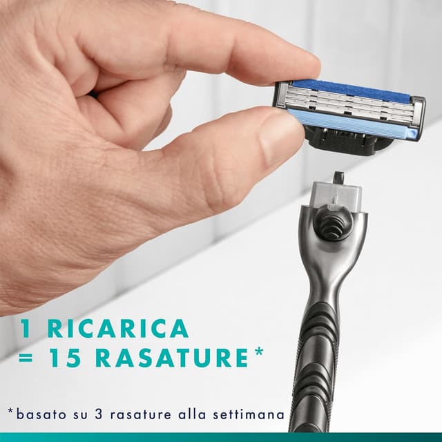 Thumbnail 6 de Gillette Mach3 Base 20 lamette di ricambio per rasoio manuale