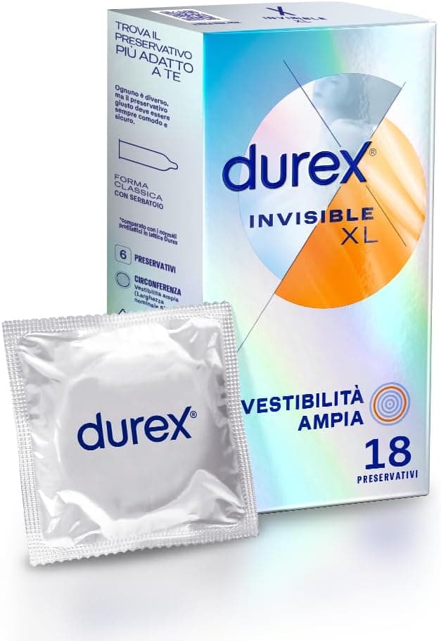 Imagen de Durex Invisible XL 18 preservativi extra-large en OfertitasTOP