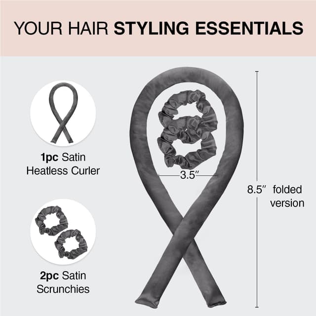 Thumbnail 1 de Kitsch Heatless Satin Curling Set 34" 💇♀