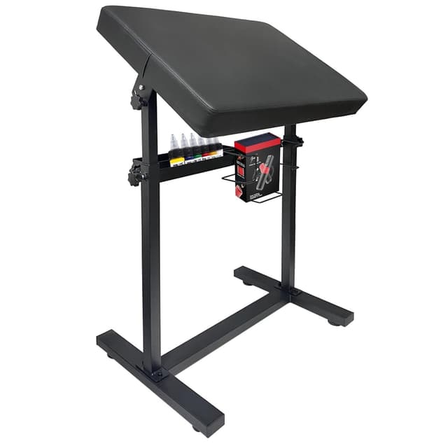 Detalle de HOINCO Tattoo Armrest Stand mit 340° Rotation