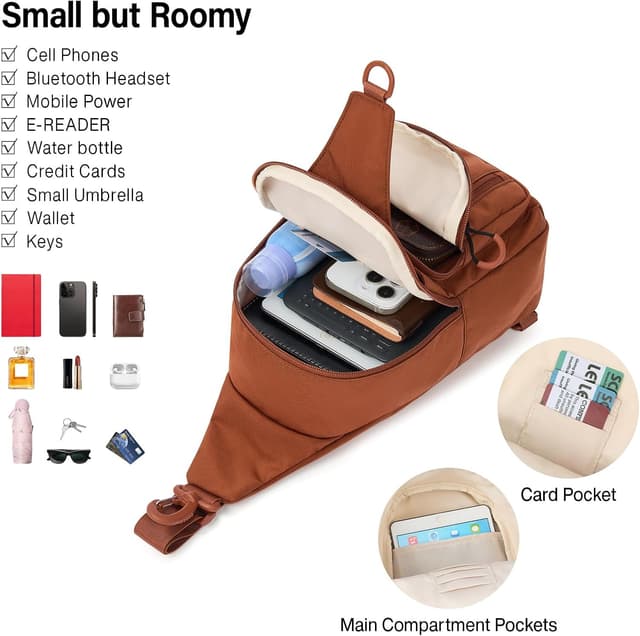 Detalle 1 de Hanke crossbody bag with 5 pockets