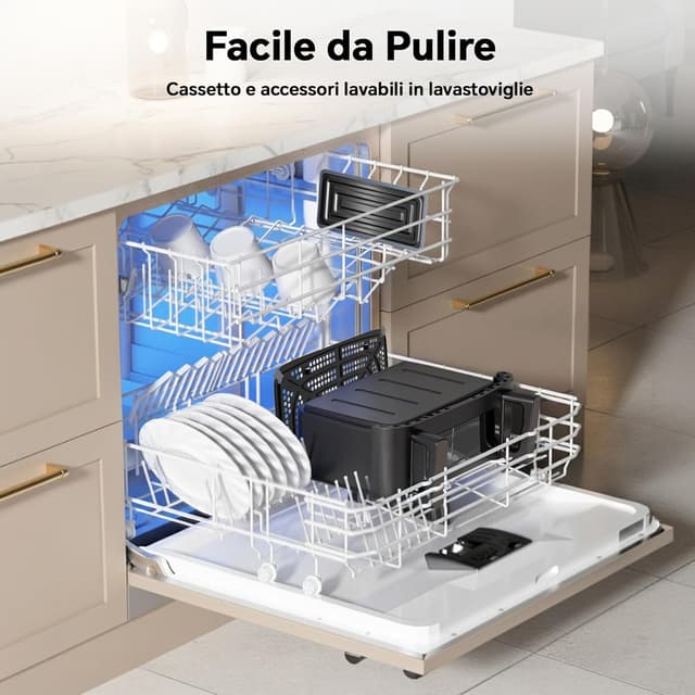 Thumbnail 6 de Emphsism Friggitrice ad aria 12L Dual Zone