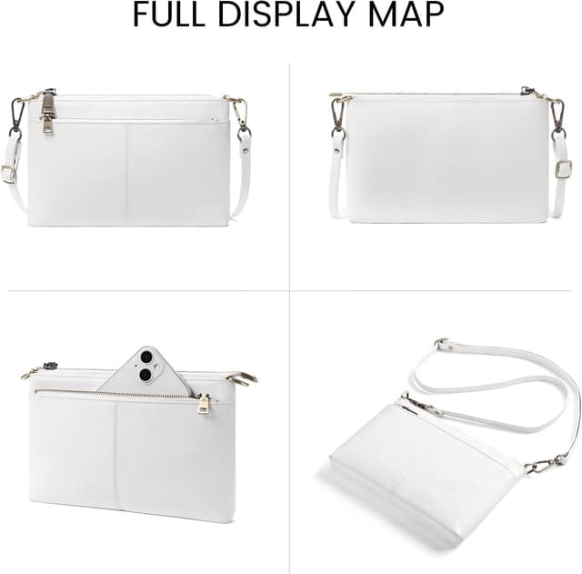 Detalle 2 de SENDEFN women’s small vegan leather crossbody bag with RFID card slots