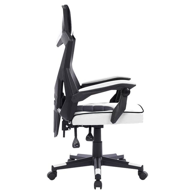 Detalle 2 de Newskill Eros Silla gaming ergonómica con malla blanca
