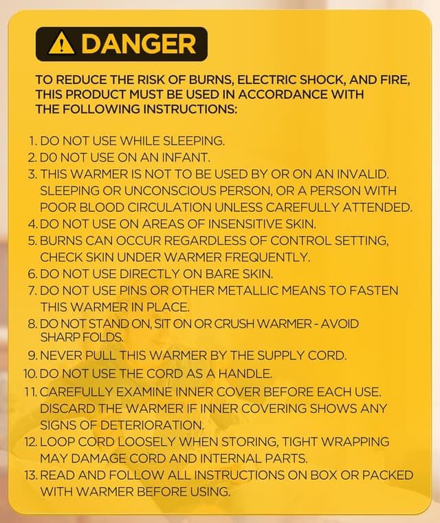 Thumbnail 6 de Neck and shoulder heat pad 6 heat modes