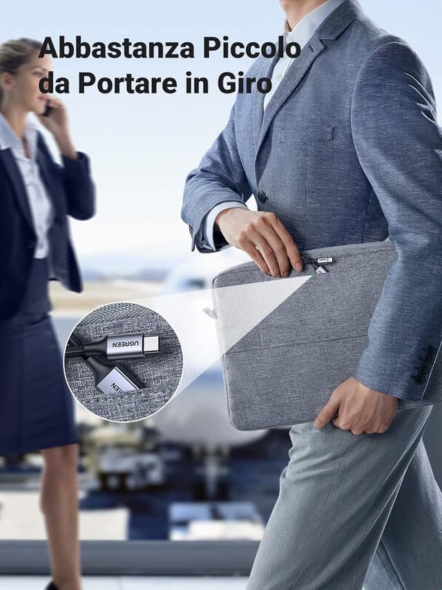 Thumbnail 6 de UGREEN Adattatore USB-C OTG a USB 3.0 Type A in alluminio (2 pezzi) con velocità dati fino a 5 Gbps