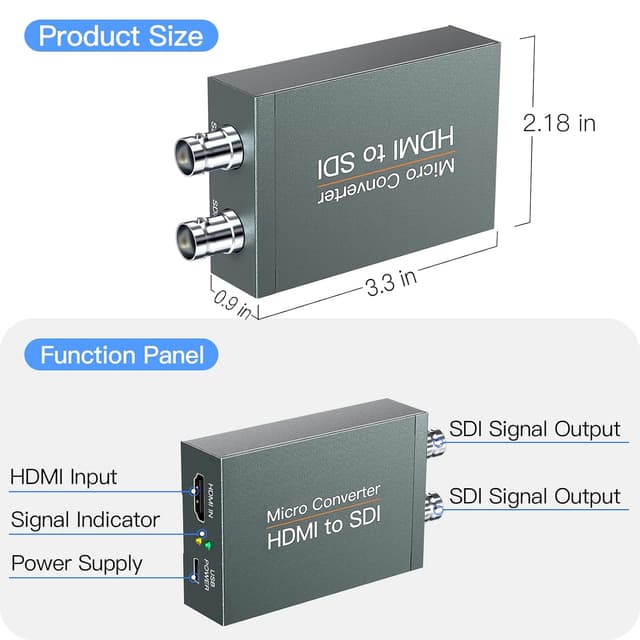Thumbnail 5 de HDMI to SDI converter 3G-SDI, 2 way dual out