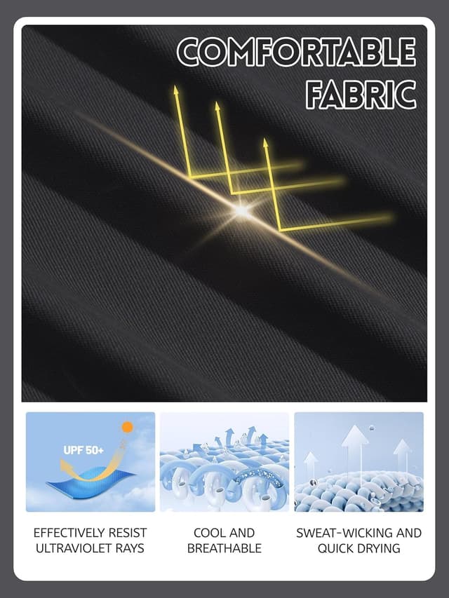 Detalle de TACVASEN Womens Long Sleeve UV Sun Protection Shirt (UPF 50+)