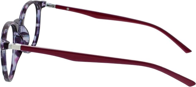 Detalle de OPULIZE MET Bluelight-Lesebrille (schmal, rund) mit Federscharniere – 3er- und 4er-Pack, inkl. Etui, Grad +3,50