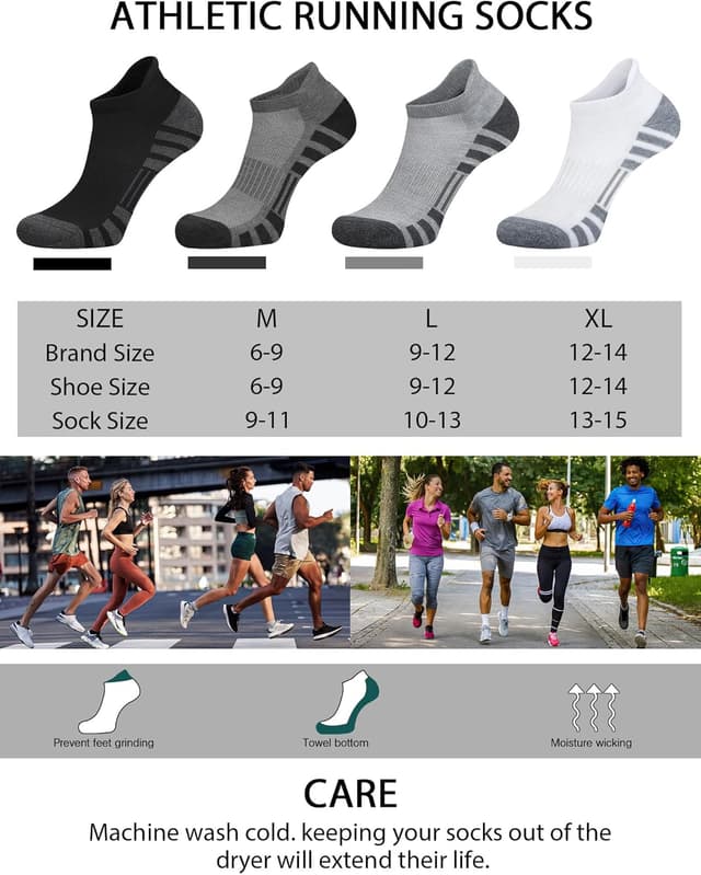 Thumbnail 4 de Airacker Ankle Running Socks 6 pack
