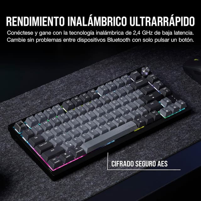 Thumbnail 4 de CORSAIR K65 PLUS Wireless 75% teclado mecánico