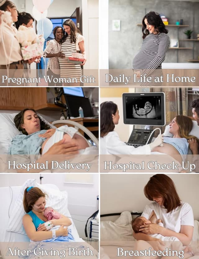 Thumbnail 4 de Marvmys Stillnachthemd Baumwolle 95% 3/4 Ärmel