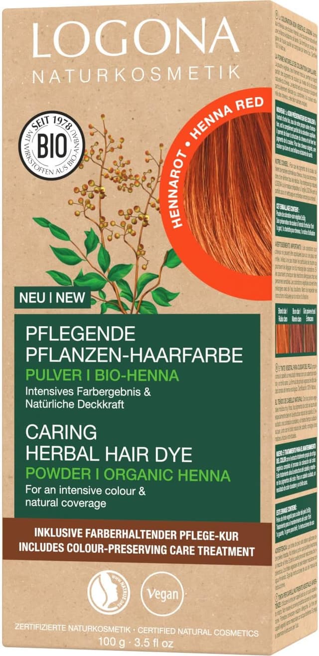 Detalle de LOGONA rouge henné coloration végétale