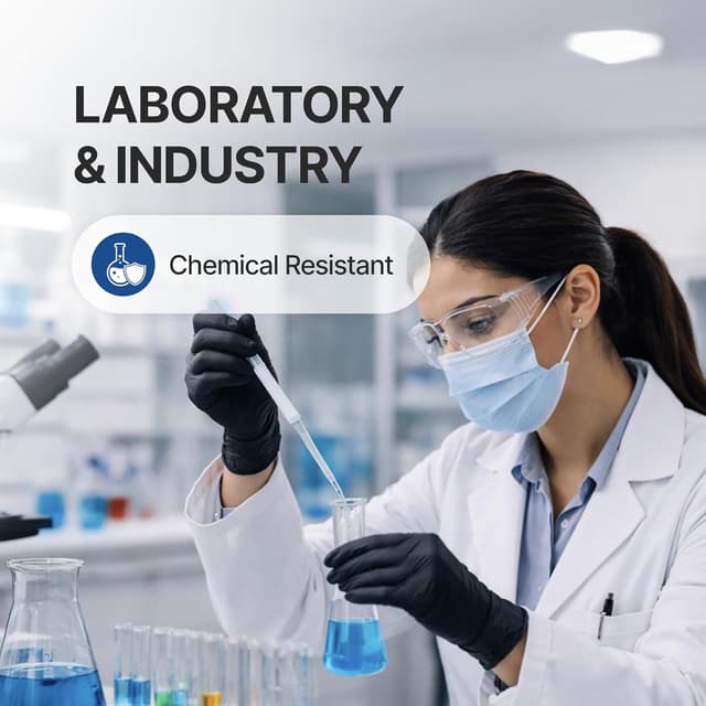 Thumbnail 6 de Schneider Vinyl Synthetic Exam Gloves, 4 Mil (Latex-Free) — Disposable Black Gloves for Medical, Food Prep & Cleaning