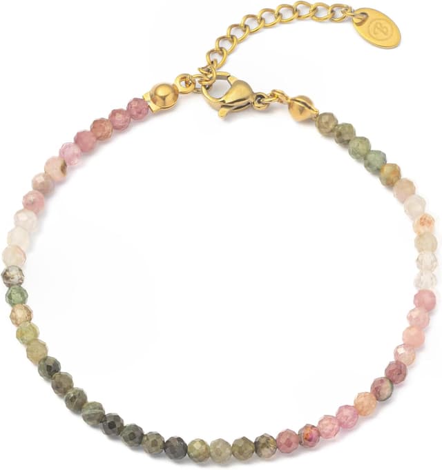 Detalle de BERGERLIN Echtes Naturstein Armband