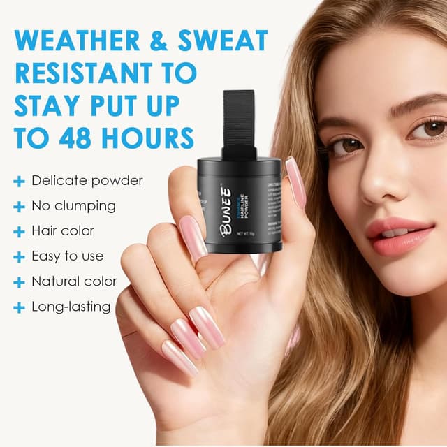 Thumbnail 6 de Haaransatz Puder 10 g Schwarz mit Spiegel