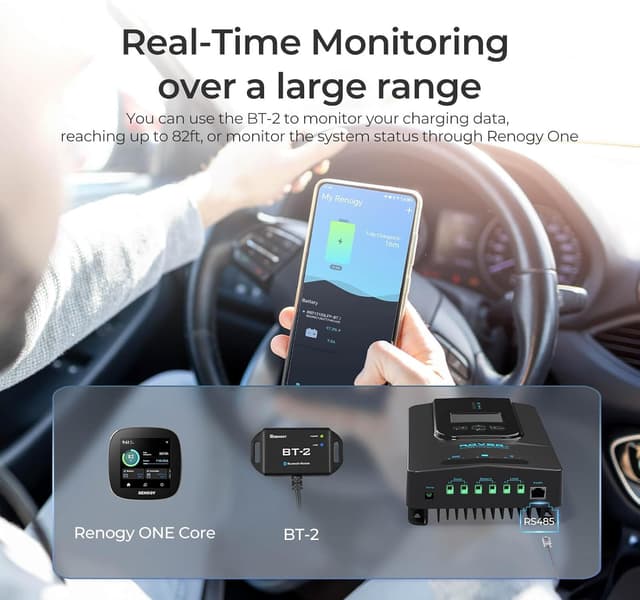 Detalle 2 de Renogy Rover 30A MPPT Charge Controller ⛵