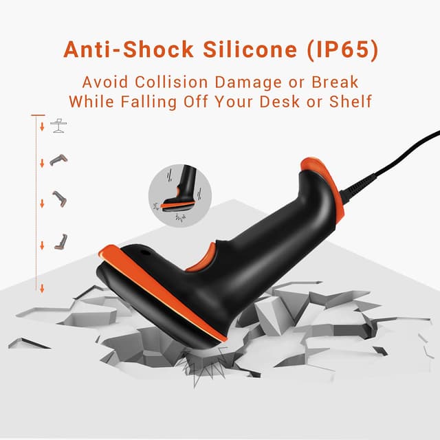 Thumbnail 4 de Tera L5100Y-Z Escáner Láser USB 1D con soporte ergonómico