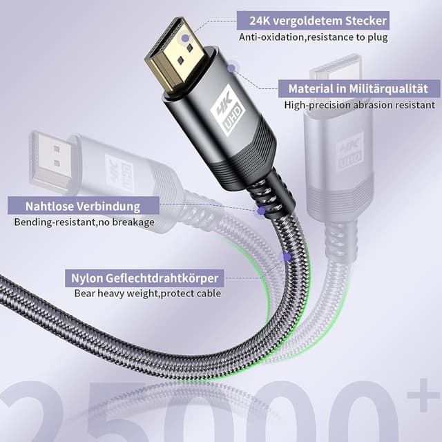 Thumbnail 3 de sweguard 4K HDMI Kabel 10 m