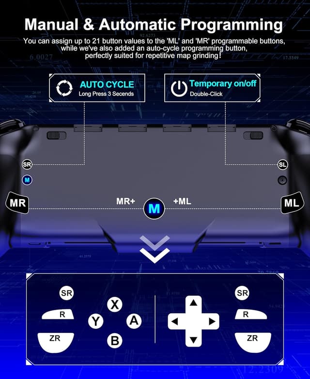 Thumbnail 4 de Gammeefy Switch Controller Compatible with Pro 9-Light