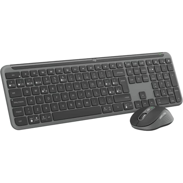 Imagen de Logitech Signature Slim MK950 Combo teclado y ratón inalámbricos Grafito en OfertitasTOP