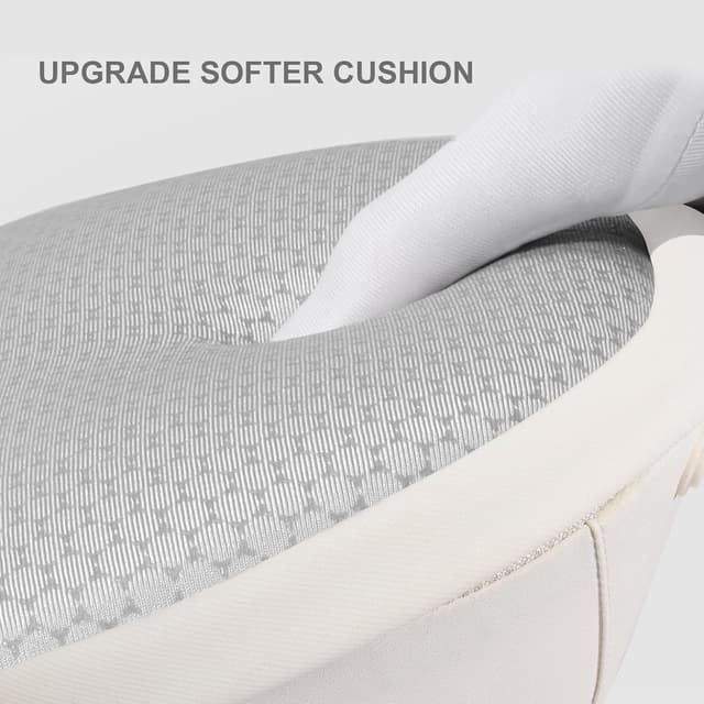 Detalle 2 de Bebamour Baby Carrier Newborn to Toddler Hipseat (0–36 months) in Blue