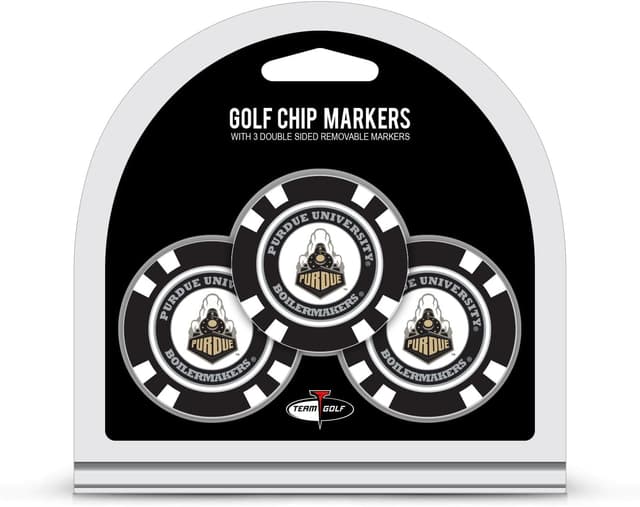 Detalle de Team Golf NCAA Poker Chip Size Set with Pop-Out Enamel Golf Markers