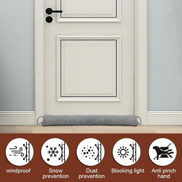Thumbnail 1 de Draft Excluder For Doors Cushion 93cm 🪟