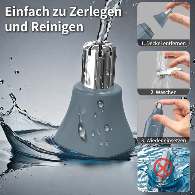 Detalle 2 de Nasenhaartrimmer 10000 RPM für Herren