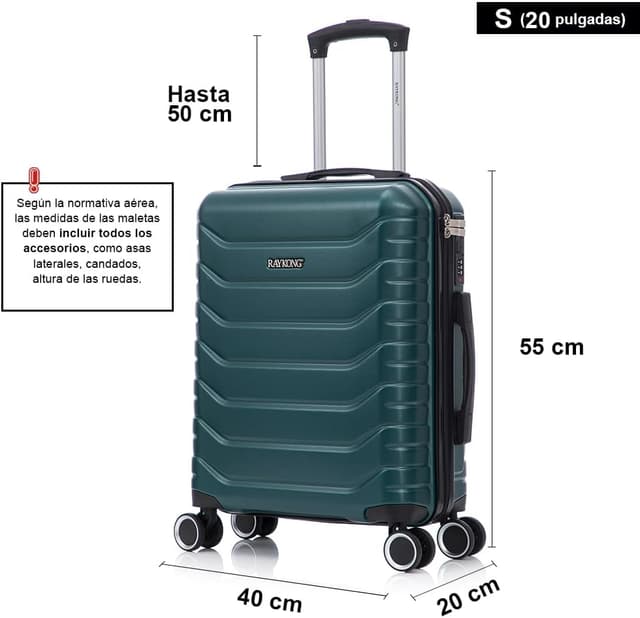 Thumbnail 2 de RAYKONG Maleta de Cabina 55x40x20cm 40L