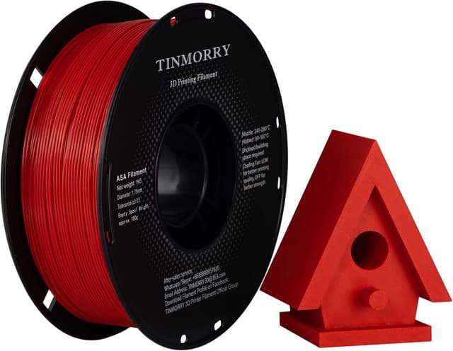 Thumbnail 6 de TINMORRY ABS Filament 1,75 mm (ABS Pro) Cyan – 1-kg-Rolle mit Maßgenauigkeit ±0,03 mm