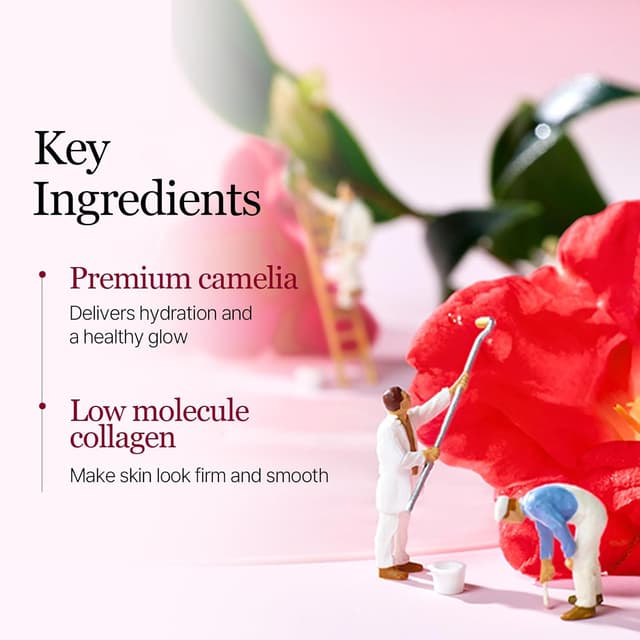 Detalle de Round Lab Camellia Collagen Mask Hydrogel (30-min) for Sensitive Skin