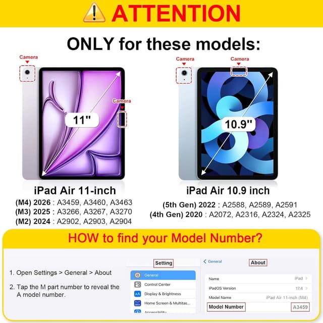 Detalle 2 de FINTIE Multi-Angle Folio Case for iPad Air 11-inch (M4/M3/M2) & iPad Air 10.9-inch (2022) — Blossom