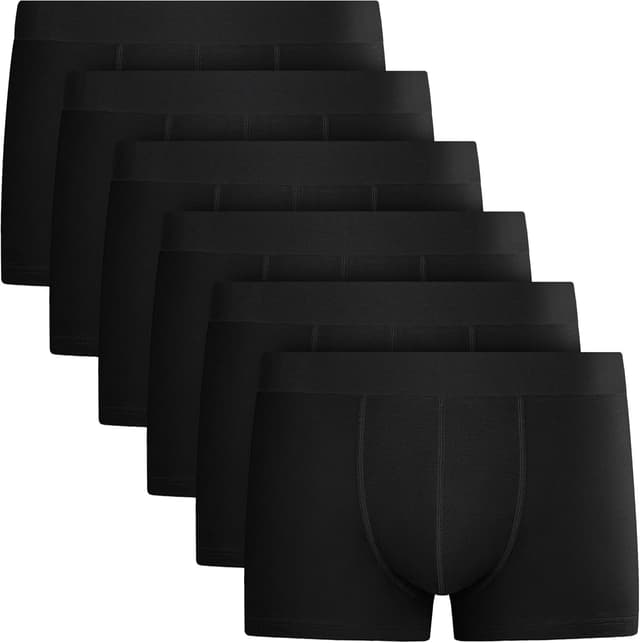 Detalle de QINCAO Mens Boxers 6 Pack
